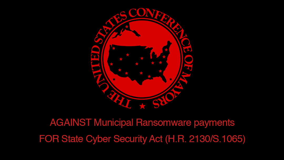 US Conference of Mayors, no ransomware payments resolution