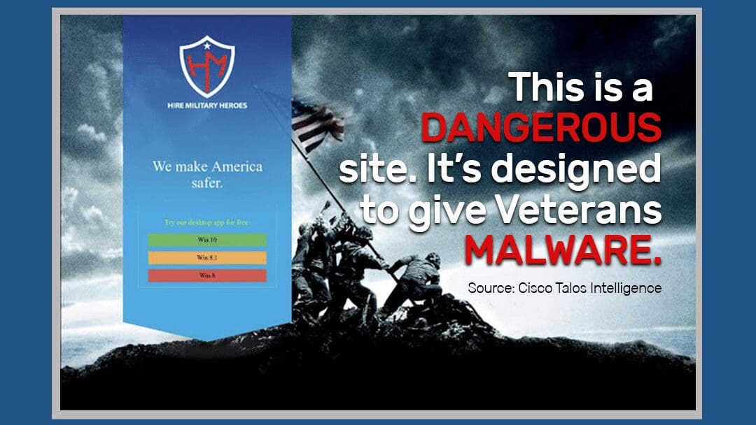 Veterans Day, malware site, hiring, ImageQuest