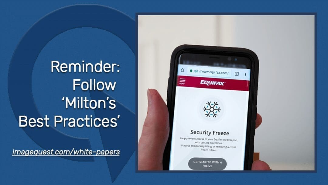 Equifax, security freeze, ImageQuest