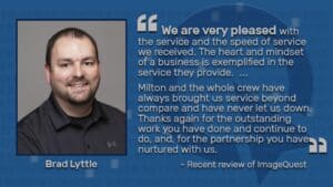 Great Client Review for ImageQuest