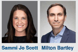 Two headshots of Sammi Jo Scott and Milton Bartley of ImageQuest.